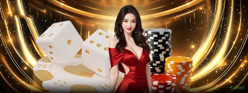 Imagem promocional do login da 418bet